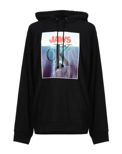 Shop Calvin Klein 205w39nyc Sweatshirts In Black
