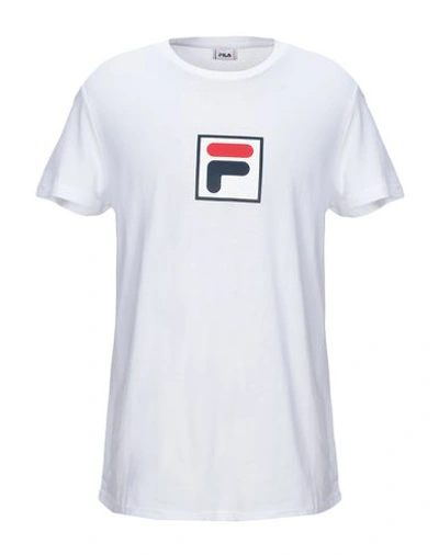 Shop Fila T-shirt In White