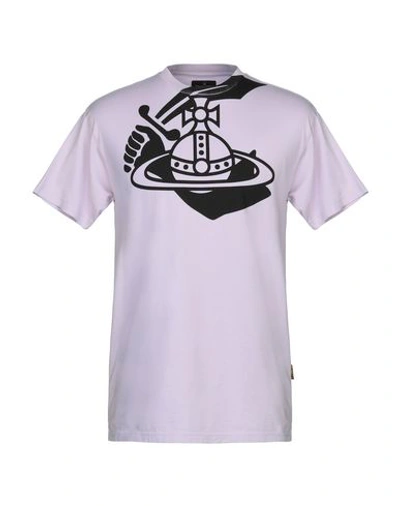 Shop Vivienne Westwood Anglomania T-shirt In Light Purple