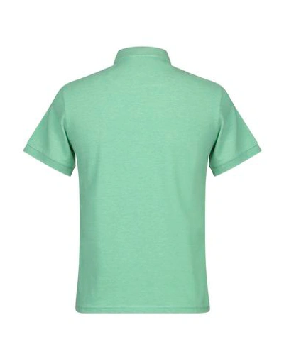 Shop Trussardi Collection Man Polo Shirt Light Green Size Xs Cotton