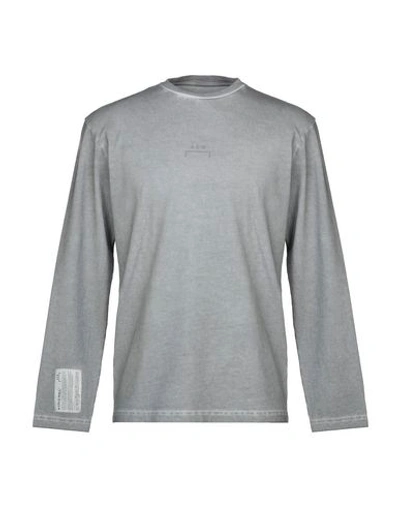 Shop A-cold-wall* T-shirt In Grey