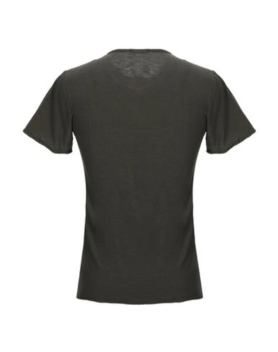 Shop Kaos Man T-shirt Dark Green Size S Cotton