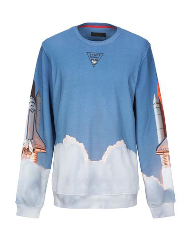 pastel blue sweatshirt