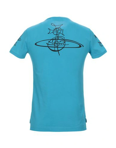 Shop Vivienne Westwood T-shirts In Azure