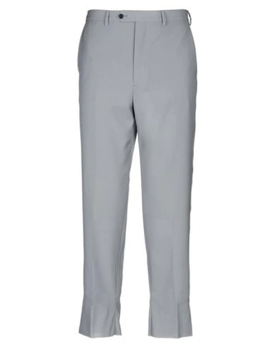 Shop Prada Man Pants Grey Size 34 Virgin Wool