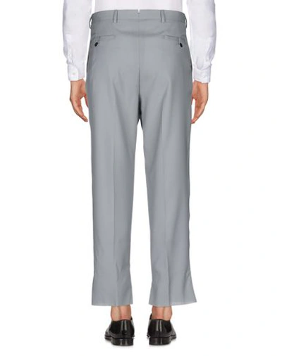 Shop Prada Man Pants Grey Size 34 Virgin Wool