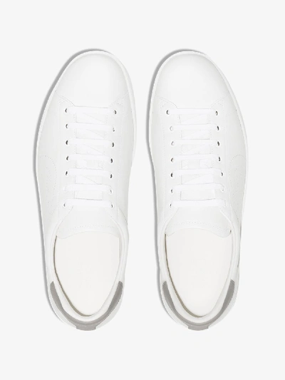 Shop Gucci White Ace Low Top Sneakers