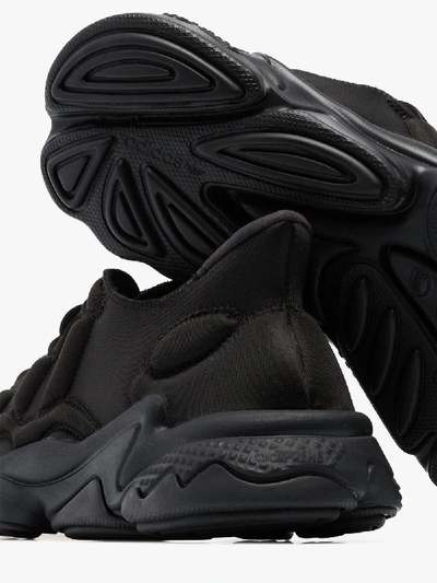 Shop Adidas Originals Adidas Black Ozweego 3d Lunar Mission Sneakers