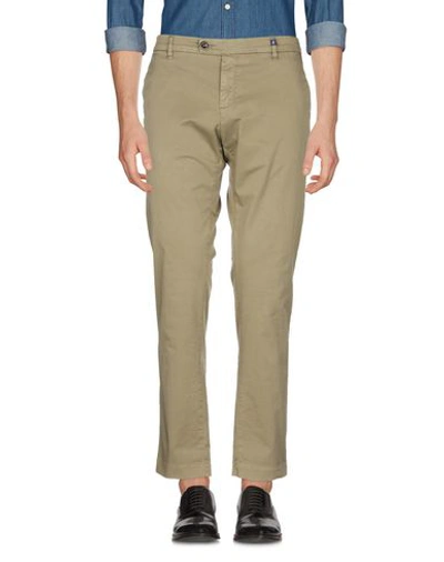 Shop Myths Casual Pants In Green