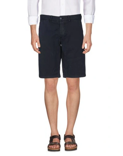 Blauer . Man Shorts & Bermuda Shorts Midnight Blue Size 31 Cotton, Elastane In Blue