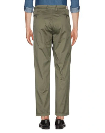 Shop Re-hash Re_hash Man Pants Green Size 32 Cotton, Elastane