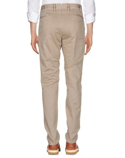 Shop Pt01 Pt Torino Man Pants Beige Size 40 Cotton, Elastane