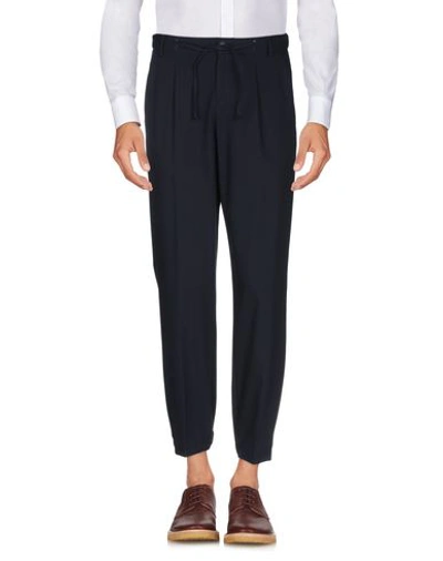 Shop Alessandro Dell'acqua Pants In Dark Blue