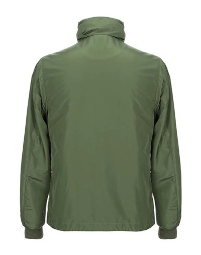 Shop Esemplare Man Jacket Light Green Size 38 Nylon