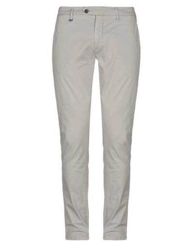 Shop Antony Morato Man Pants Light Grey Size 40 Cotton, Elastane