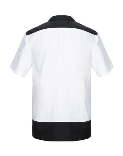 Shop Low Brand Man Shirt Black Size 4 Cotton
