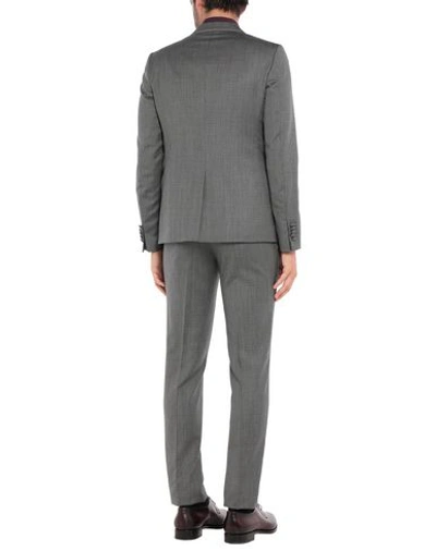 Shop Alessandro Dell'acqua Man Suit Grey Size 40 Virgin Wool, Cotton