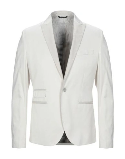 Shop Patrizia Pepe Blazer In Ivory