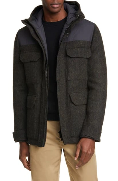 Shop Norse Projects Nunk Harris Tweed Jacket In Black Multi