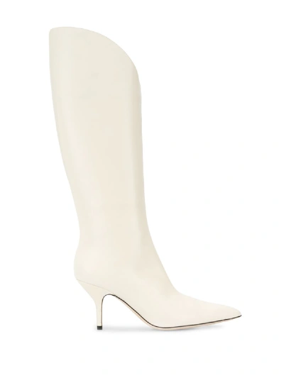 Shop Magda Butrym England Boots In White