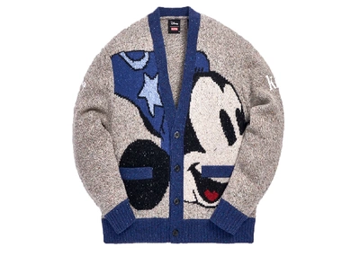 Pre-owned Kith  X Disney 40s Knit Cardigan Navy