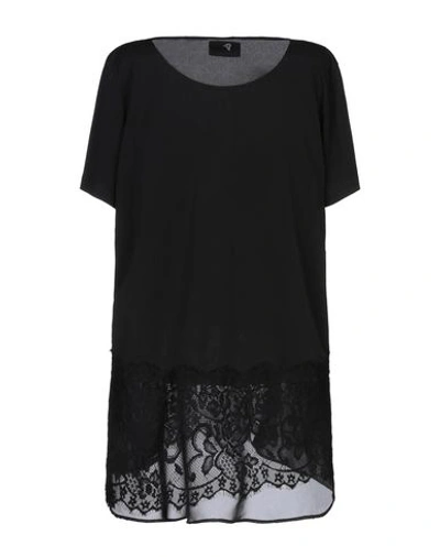 Shop Dondup Woman T-shirt Black Size S Polyester