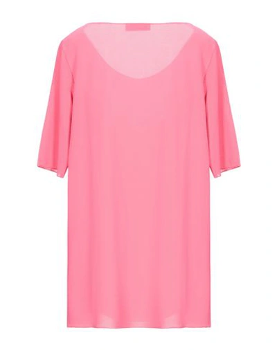 Shop Le Tricot Perugia Woman T-shirt Pink Size L Viscose, Polyamide, Elastane