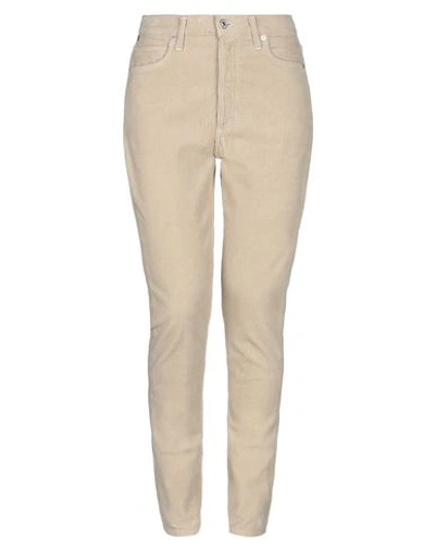 Shop Citizens Of Humanity Pants In Beige