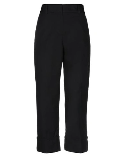 Shop Prada Woman Pants Black Size 6 Cotton, Elastane, Polyamide, Zinc, Aluminum