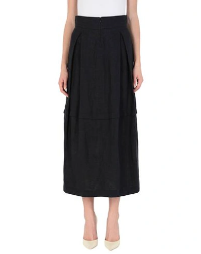 Shop Sartorial Monk Maxi Skirts In Lead