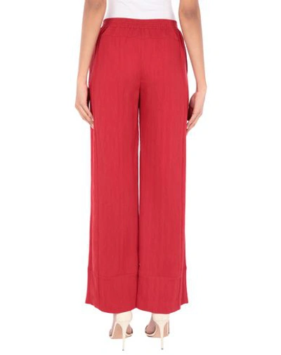 Shop Palmer Harding Palmer//harding Woman Pants Red Size 4 Viscose, Polyamide