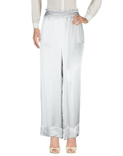 Shop Jucca Casual Pants In Light Grey