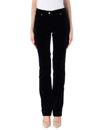 Shop Clips Casual Pants In Dark Blue