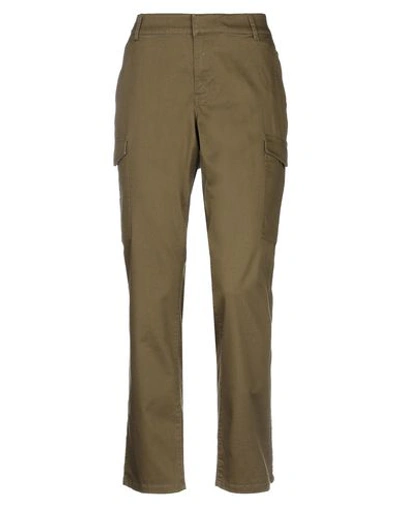 Shop Timberland Casual Pants In Military Green
