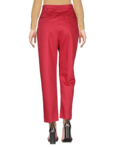 Shop Marni Woman Pants Brick Red Size 2 Cotton, Linen