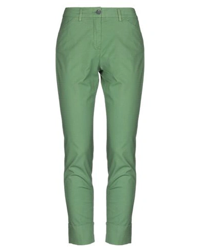 Shop Via Masini 80 Casual Pants In Green