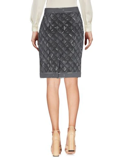 Shop Moschino Knee Length Skirt In Lead