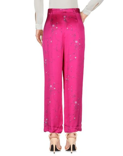 Shop Manila Grace Woman Pants Fuchsia Size 8 Viscose In Pink