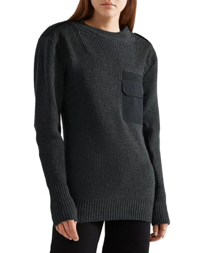 Shop Tomas Maier Sweater In Steel Grey