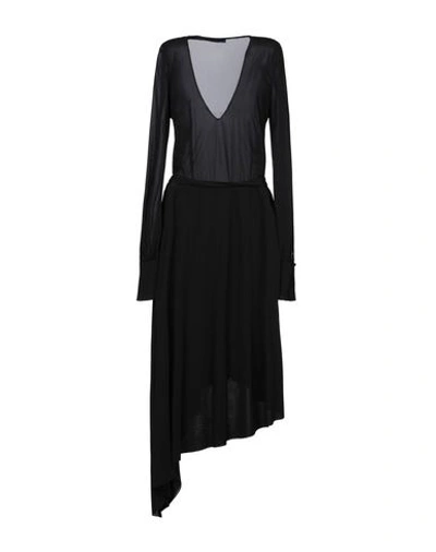 Shop Mauro Grifoni Knee-length Dresses In Black