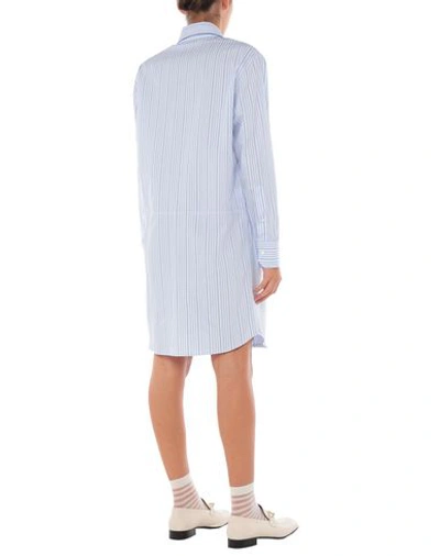 Shop Prada Short Dresses In Sky Blue