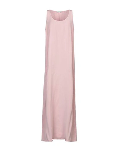Shop Crossley Long Dress In Pale Pink