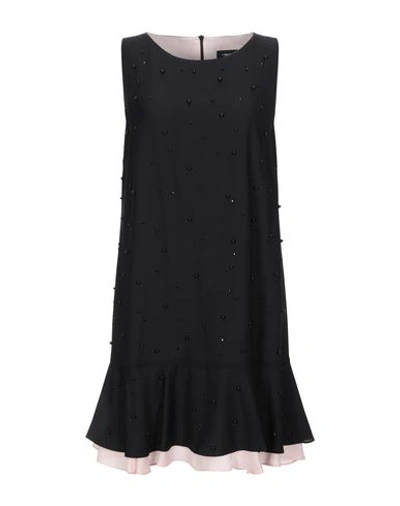 Shop Frankie Morello Woman Mini Dress Black Size 6 Polyester