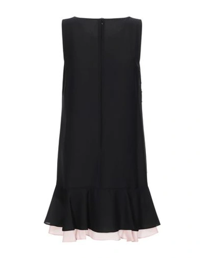Shop Frankie Morello Woman Mini Dress Black Size 6 Polyester