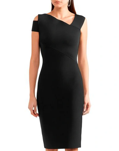 Shop Roland Mouret Midi Dresses In Black