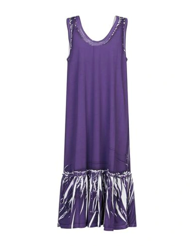 Shop Tela Midi Dresses In Purple