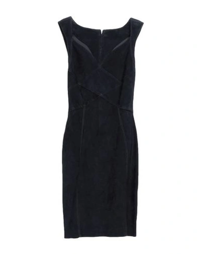 Shop Aphero Short Dress In Black