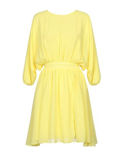Shop Jijil Woman Midi Dress Yellow Size 4 Polyester