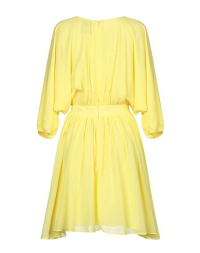 Shop Jijil Woman Midi Dress Yellow Size 4 Polyester