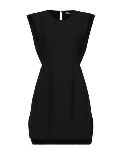Shop Mugler Woman Mini Dress Black Size 8 Polyester, Elastane